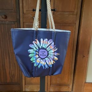 Life is Good Flower Sea Bag New
